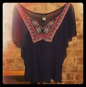 Rue 21 butterfly blouse